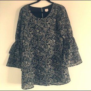 A New Day Dark Floral Dress, Small